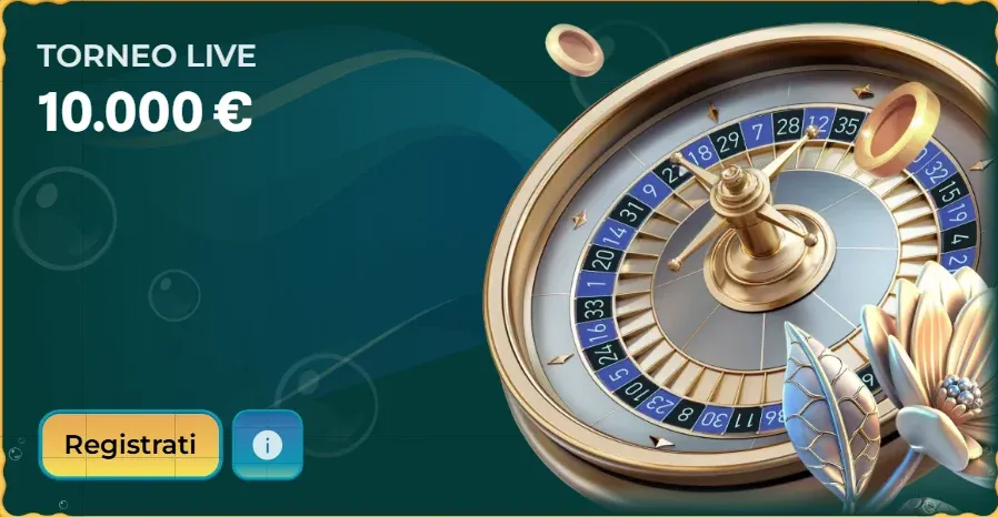 Torneo live 10 000 eur